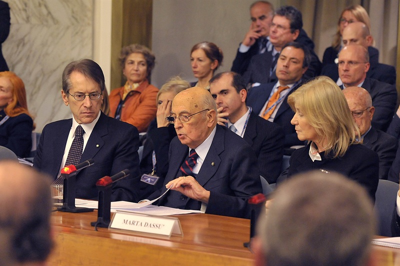 Intervento di Napolitano alla VIII Conferenza degli Ambasciatori italiani nel mondo