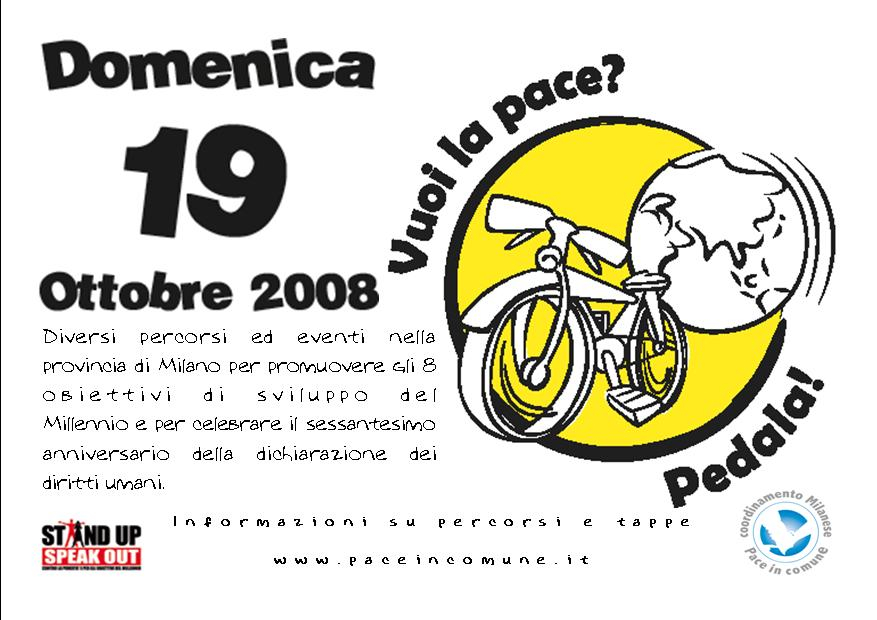 "Vuoi la pace? Pedala!"