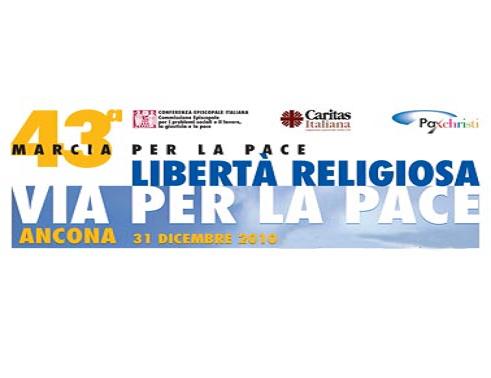 Oggi la 43a Marcia per la Pace ad Ancona, “Libertà religiosa, via per la pace”